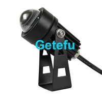10PCS Outdoor LED Spotlight Waterproof Wall Lamp Narrow Beam Angle LED Floodlight 6W Spot Lamp Long Distance Wall Washer Lamp 2