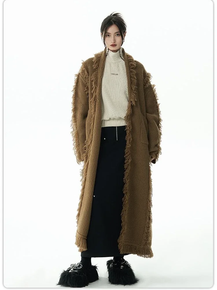 Рисунок 6 - Женский длинный кардиган с бахромой Deeptown