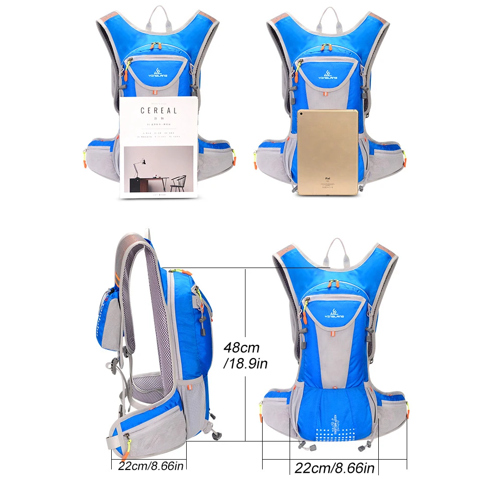 Running Hydrating Vest Backpack Cycling Hydration Vest Running Backpack Hiking Marathon Hydrating Bicycle Sports Vest 2