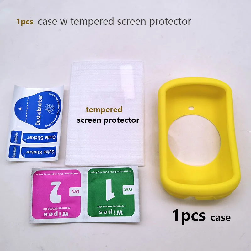Silicone Rubber Bike Computer Protective Case with Screen Protector