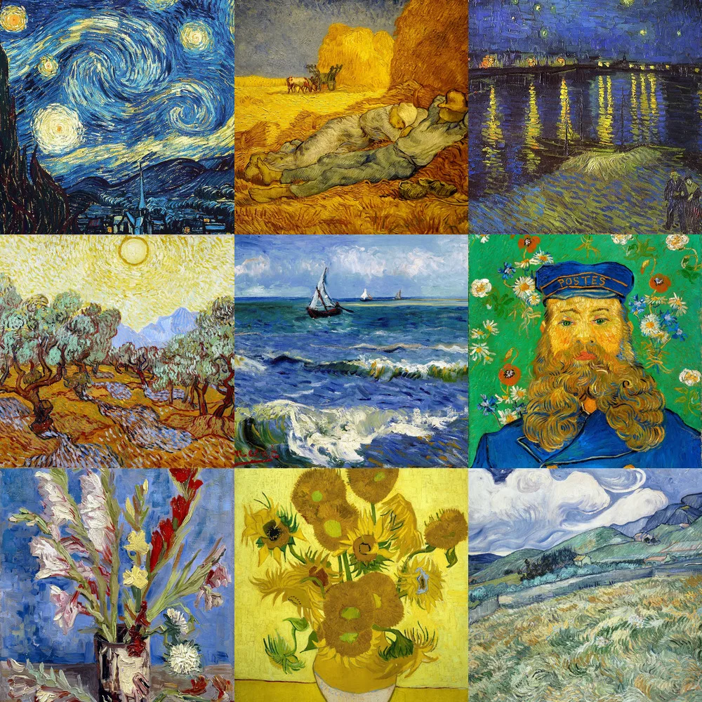 

5D DIY Full Diamond Painting Van Gogh's The Starry Night Home Decor Diamond Art Painting Diamond Cross Stitch Kit Masterpiece