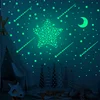 450/500pcs/set Luminous Star Dot Stickers Children Bedroom Fluorescent Painting Toy PVC Glow in Dark Toys Kids Room Decorations 1
