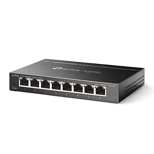Tp-Link Tl-Sg108S Porte Gigabit Per Velocità Elevate 8 Porte Rj45