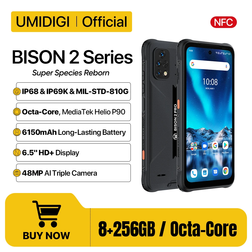 UMIDIGI BISON 2 スマートフォン 128GB/6GB Amazon | UMIDIGI BISON 2 simフリースマホ本体 6GB RAM 128GB