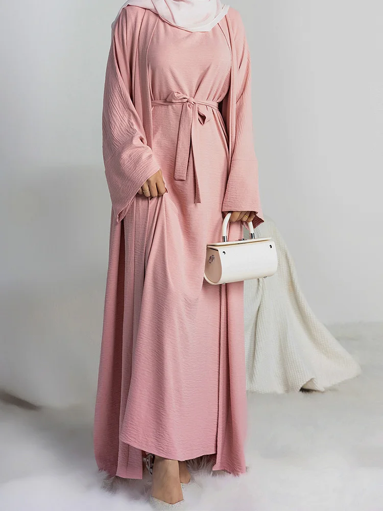 Abito Lungo Musulmano, Abaya Donna Elegante Bianco, Lungo Musulmano