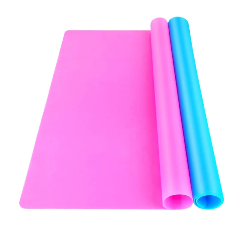 

Silicone Food PlaceMat Kitchen Baking Rolling Pad Mat Waterproof Non-Slip Coaster Heat Insulation Cushion Holder Kitchen Tool