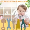 6pcs children's toys teething tools shaped silicone teething teethers for teething babies daily use 6pcs set multicolor mixing 1