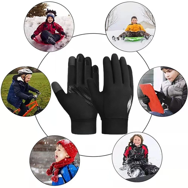 Gants d'hiver pour enfants gants épais pour écran tactile - Temu France