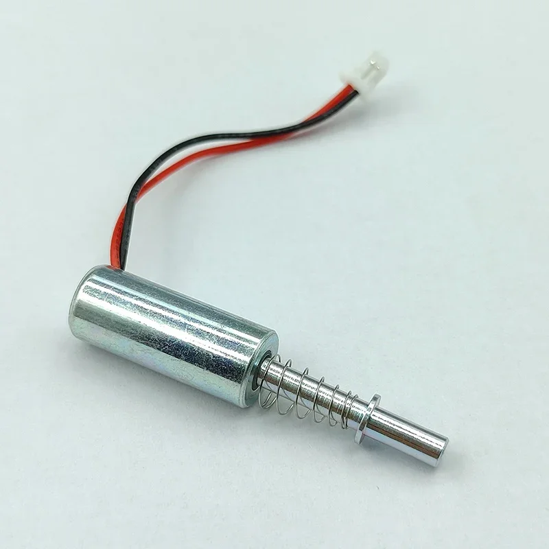 DC 3V/5V 6V/9V/12V/24V Mini Tiny 8MM Cylindrical Suction Inhalation Type Solenoid Electromagnet Stroke 5mm DIY Fingerprint Lock push pull electromagnet