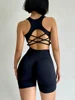 2 PCS Women's Seamless Yoga Set Sexy Sport Bra High Waist Sports Shorts Gym Fitness Sleeveless Workout Suit Sporstwear 5