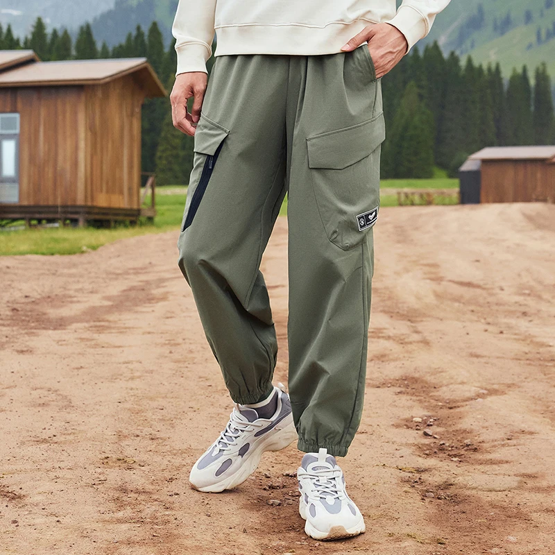 Xtep Casual Pants For Men Autumn Soft Breathable Trousers Trendy Retro Comfortable Bottoms 876329560067