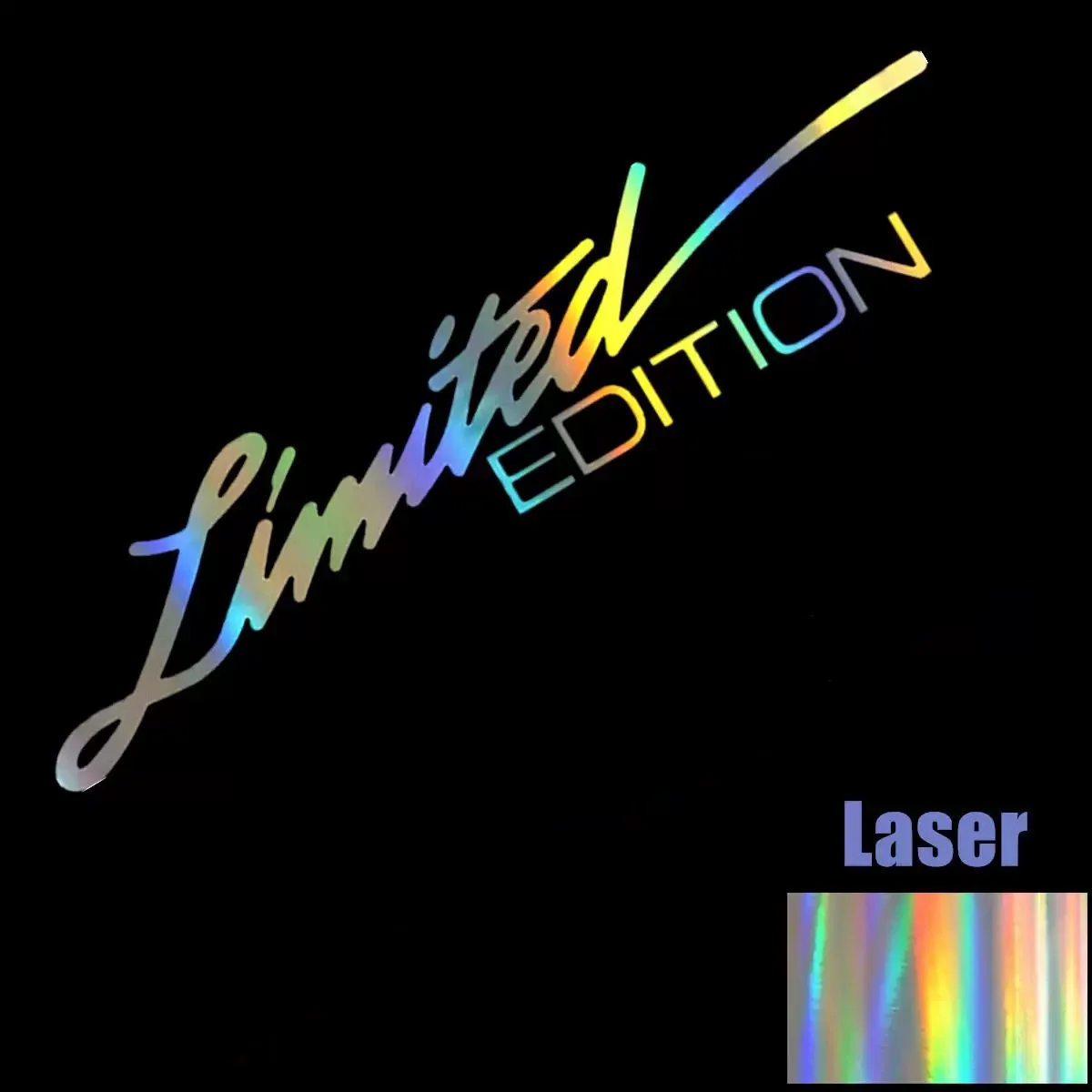 1PCS motorcycle EDITION creative vinyl sticker window sticker car-styling decoration reflective laser decal for car accessories