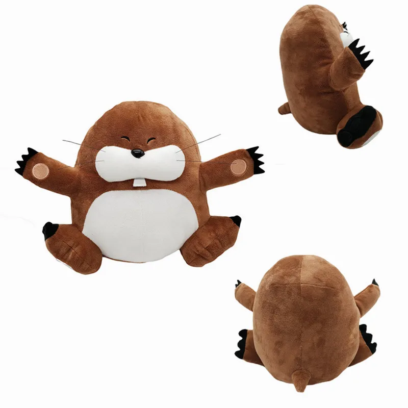 20cm New Monty Mole Plush Toys Cute Soft Stuffed Cartoon Pillow