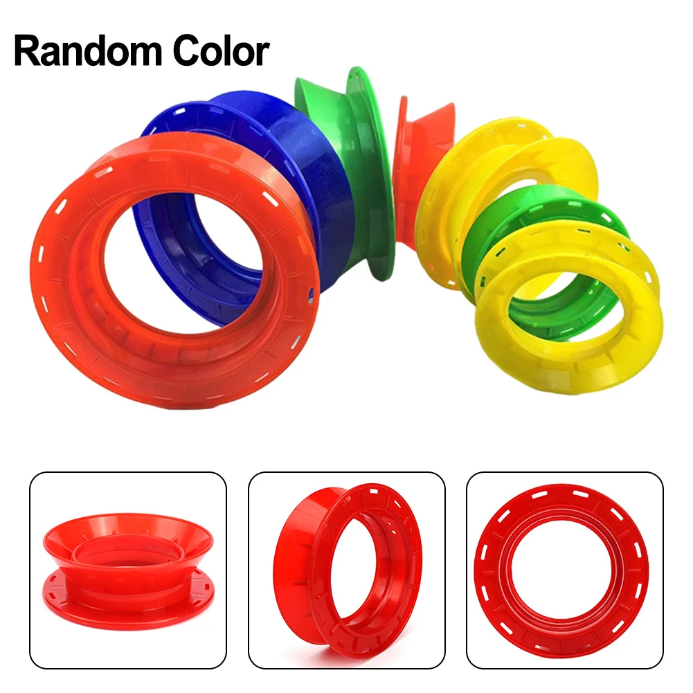 

1 Pc Fishing Line Coiling Plate Handle Wire Winding Hand Reel 120x80mm Plastic Handle Wire Winding Ring Fishing Line Reel