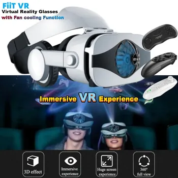 Occhiali VR per realtà virtuale Mobile IMAX Occhiali 3D a grande schermo Scatola di cartone Casco montato sulla testa VR, supporta il gamepad
