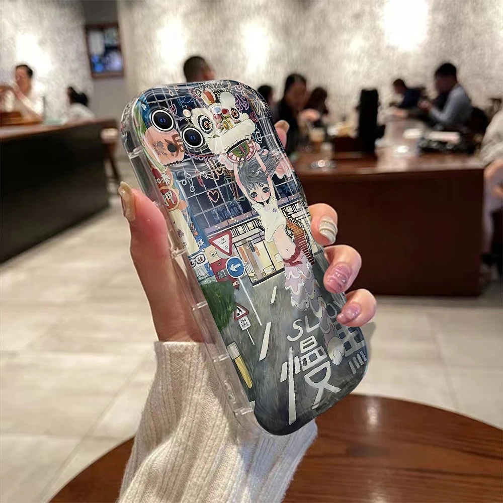 Aya Takano 3D Wave Luxury Phone Case Cover