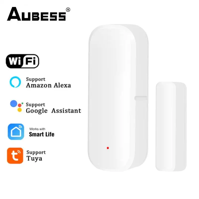 

Tuya WiFi Smart Door Sensor Door Open Closed Detectors Smart Home Security Protection Alarm System Smart Life APP Control