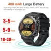 SENBONO Men's Smart Watch Big Screen Bluetooth Call 400mAh Military Outdoor Sports Fitness Tracker Smartwatch Men Women K56 5