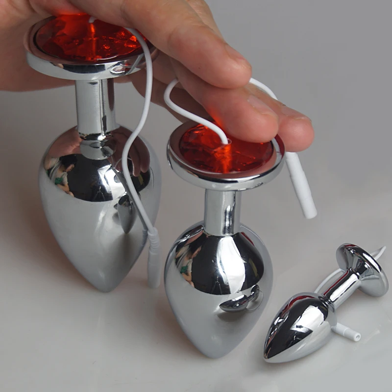 Electro Shock Sex Toys BDSM Electric Anal Butt Plug Dilator E-stim Electrosex Electroshock Electrostimulation