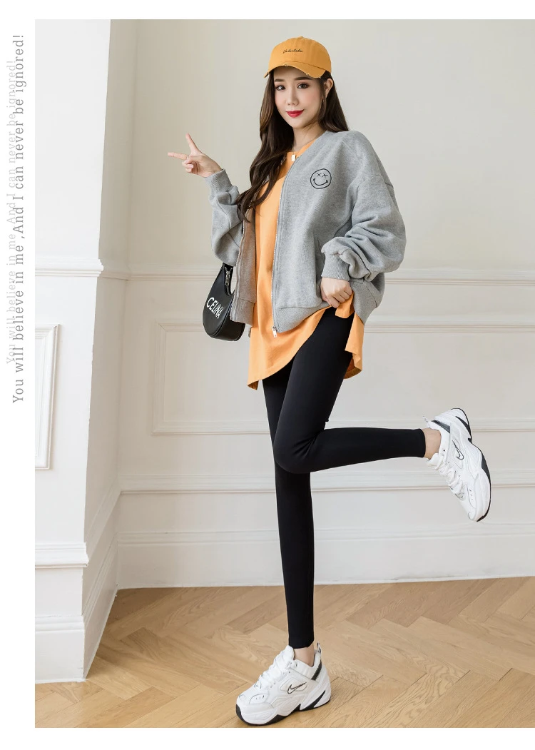 CHRLEISURE Zimske sportske ženske tople crne debele uske Veet hlače elastične push-up modne uske tajice ženske nove_voghion.com