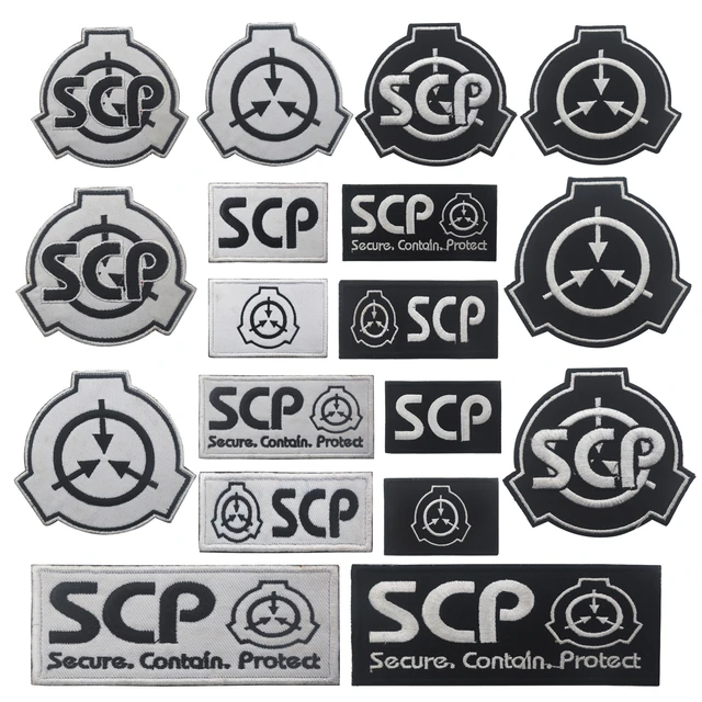 SCP Foundation Logo White Print - Scp - Sticker