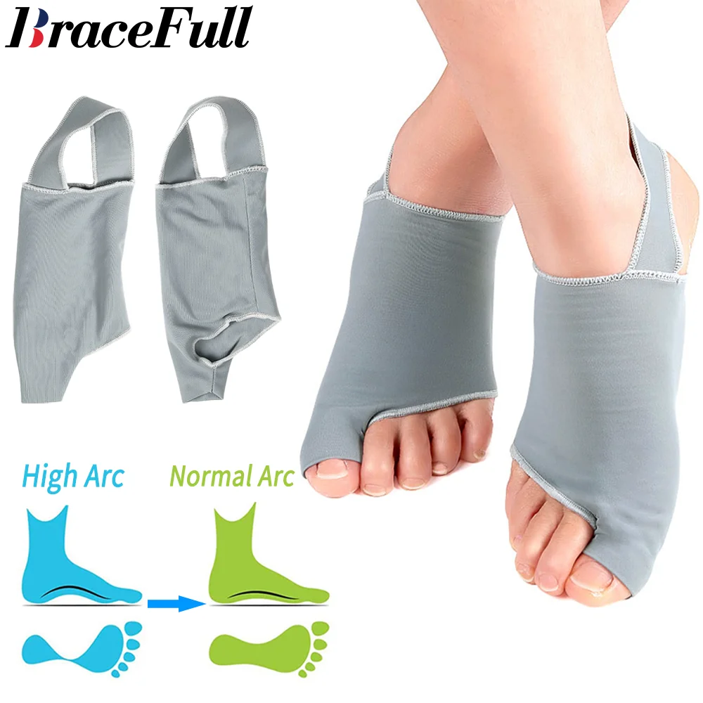 Arch Support Sleeves Hallux Valgus Splint Gel Bunion Corrector Toe Separator Plantar Fasciitis Foot Care Flat Feet Pain Relief