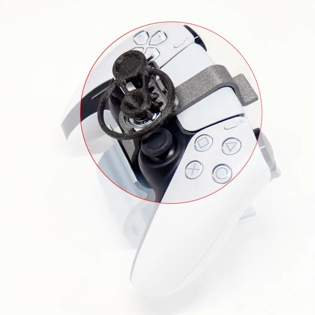 컨트롤러 미니 스티어링 휠, PS5/PS5 슬림 강화 레이싱 게임 경험 방향 지원, 3D 프린팅 액세스 Z3Z2