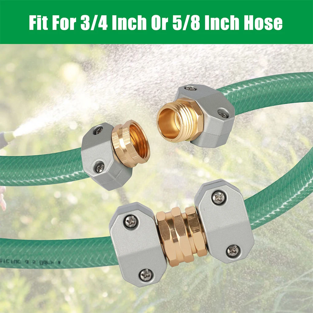 

3set Durable - Male And Female Brass Water Pipe Repair Connector For Long-lasting Performance Water Pipe Quick Connector