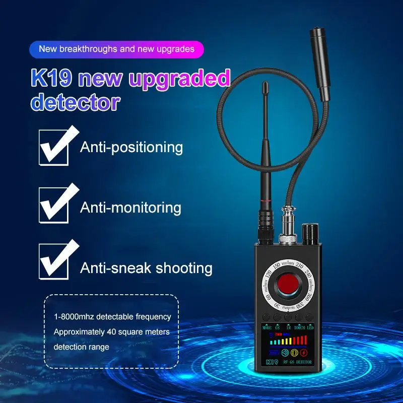 K19 Wireless RF Signal Detector, Anti Wiretapping