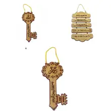 

Hanging Sign Pendant Exquisite Fadeless Modern Style Key Shape Door Sign Decor Hanging Sign Decor Hanging Plaque Decor