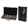 Texas Poker Chips With Box Professional Card Games Counting Casino Poker Game Set Chip Cloth Playing Cards Gambling Games 1