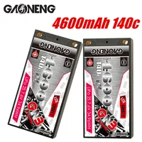 Upgraded 140c GNB 7.6v 4600mAh Lipo Battery For RC Racing Cars Four Drive Off-Road Spare Parts HV 2s Battery 1