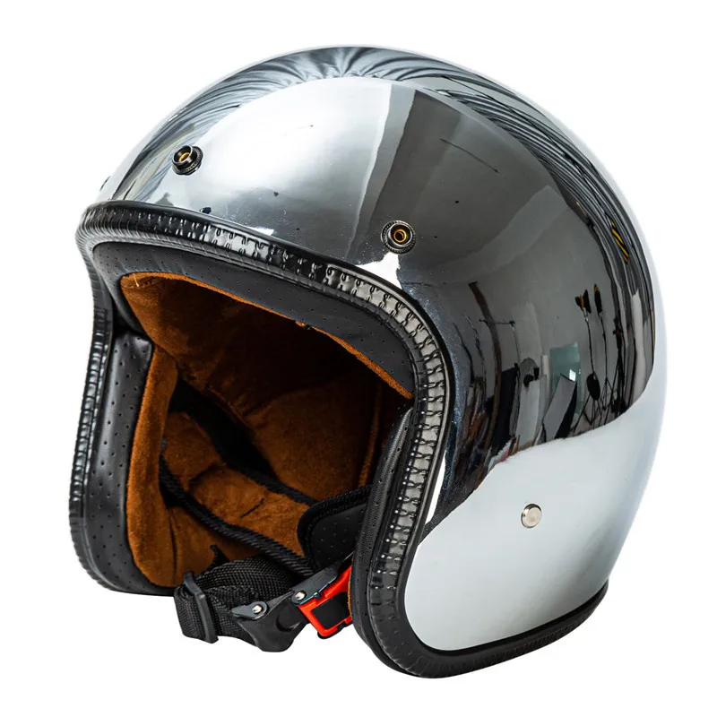 Retro Casco Moto Custom Homologado Casco Moto Abierto Casco