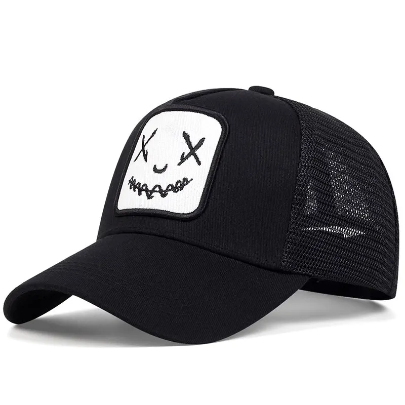Baseball Cap Unisex Ghost Face Embroidery Adjustable