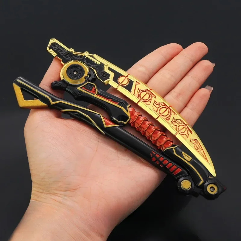 Apex Legends Revenant Heirloom Death Grip Curve Detachable Fold Game Peripheral 30cm Metal Sword Weapon Model Gifts Toys Boys 5