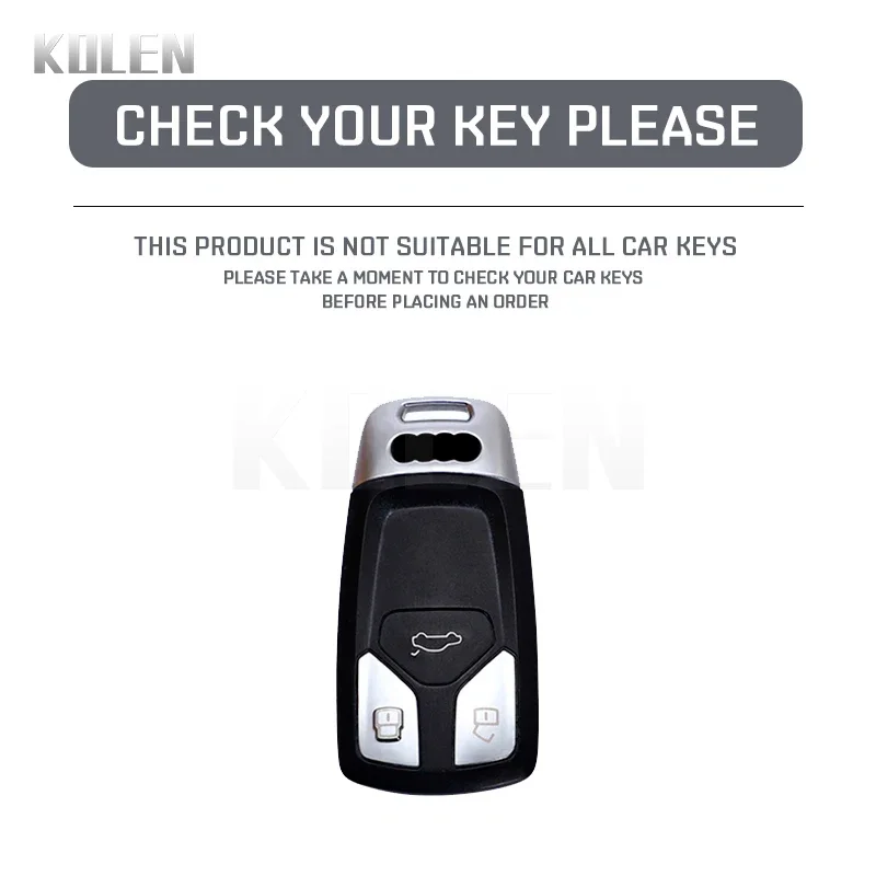 Premium TPU Car Key Protector with Keychain Accessory