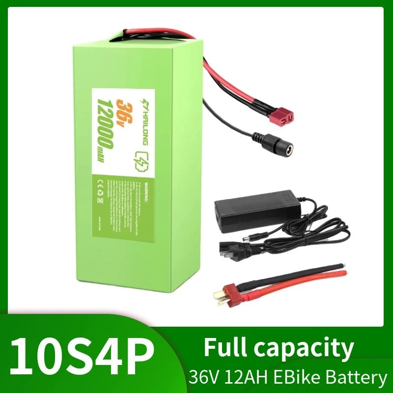 

36V 12Ah Li ion Battery pack High Power 750W motor Electric Bicycle E-Bike BMS+Charger