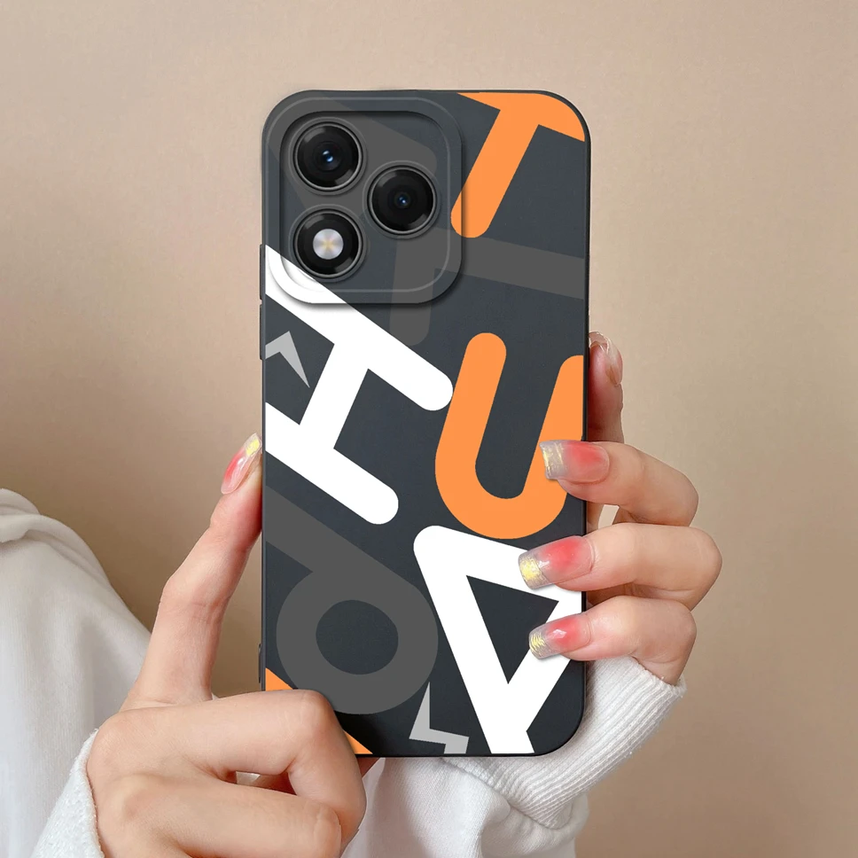 Lovely Flower Star Pattern Liquid Silicone Soft Case - High Quality Back Cover