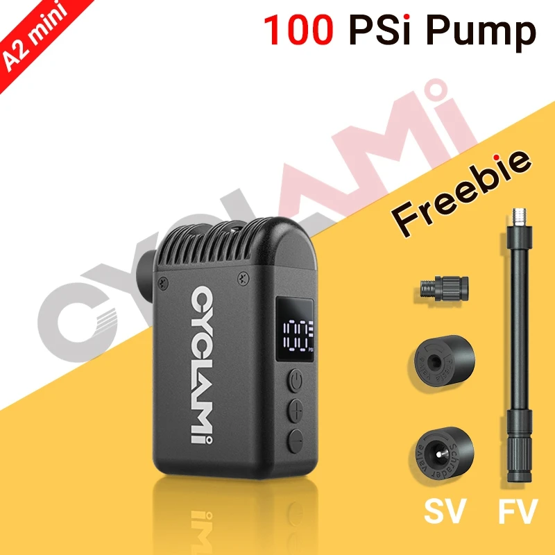 CYCLAMI Mini přenosná elektrická vzduchová pumpa Schrader Presta Rychlá dobíjecí hustilka pneumatik - Image 6