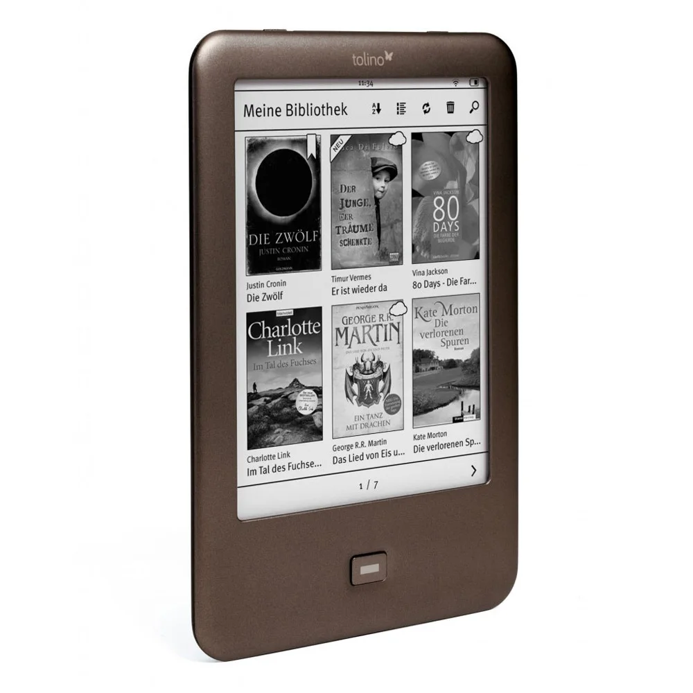 Tolino Shine page ebook reader e Ink screen e-reader wifi 4G 6 inches e-ink display the electronic book Lighted e reader e-ink images - 6