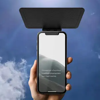 Visiera parasole per telefono cellulare Protezione UV Schermo del telefono Copertura parasole universale per smartphone per uso esterno per smartphone