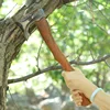 Outdoor campsite logging, chopping wood, wooden handle, mountain axe, hardware, fire emergency, high-quality axe 2