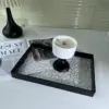 Acrylic Storage Tray Light Luxury Bathroom Storage Tray Cosmetics Aromatherapy Shelf 4