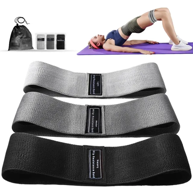 Fabric Hip Resistance Bands Glute Thigh Workout Bands Booty Elastic Squat Circle Fitness Loops for Gym Yoga Training Equipment