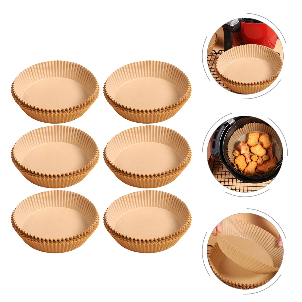 

Air Fryer Parchment Paper Liners, 50Pcs Waterproof Greaseproof Paper- 7 5Inch Multipurpose Round Paper Liners for Air Fryer,