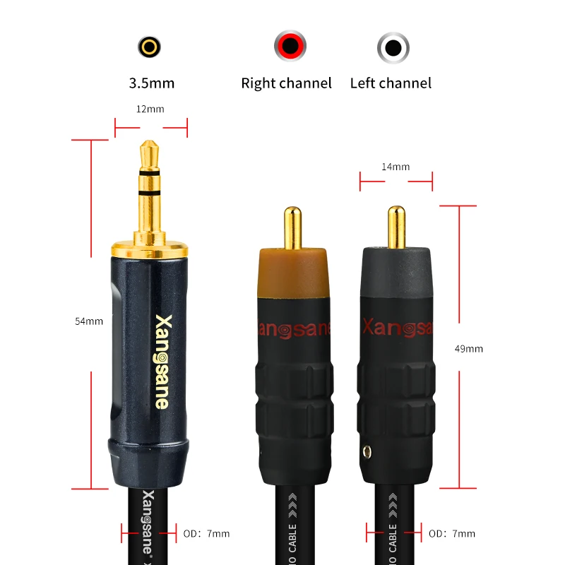 Xangsane-99.99%  3.5mm 2RCA  ̺, 3.5 -RCA й  DVD ȭ ǻ  ̺