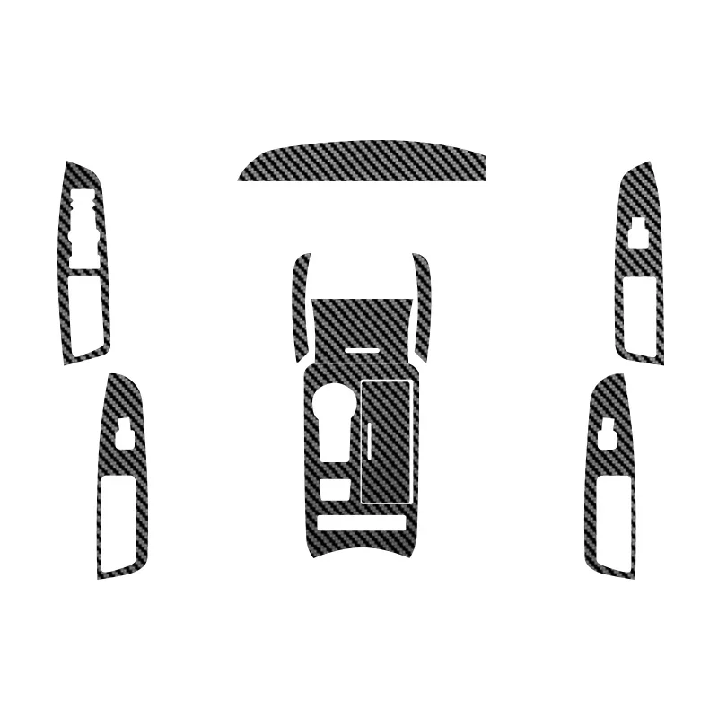 Real Carbon Fiber Auto Schaltknauf Top Aufkleber Abdeckung für Ford Edge  2015 2016 2017 2018 Styling Moulding Trim schwarz Rot - AliExpress