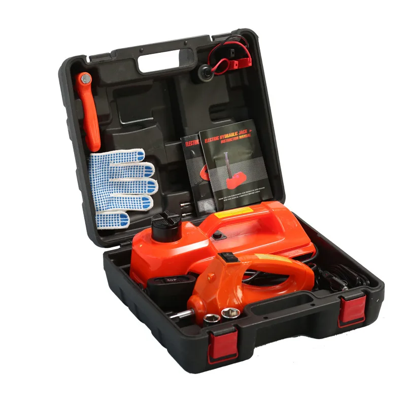 2 in 1 Electric Car Jack 155-530mm 5T Emergency Lifting Tool Car Repair Tool Electric Hydraulic Jack With Wrench