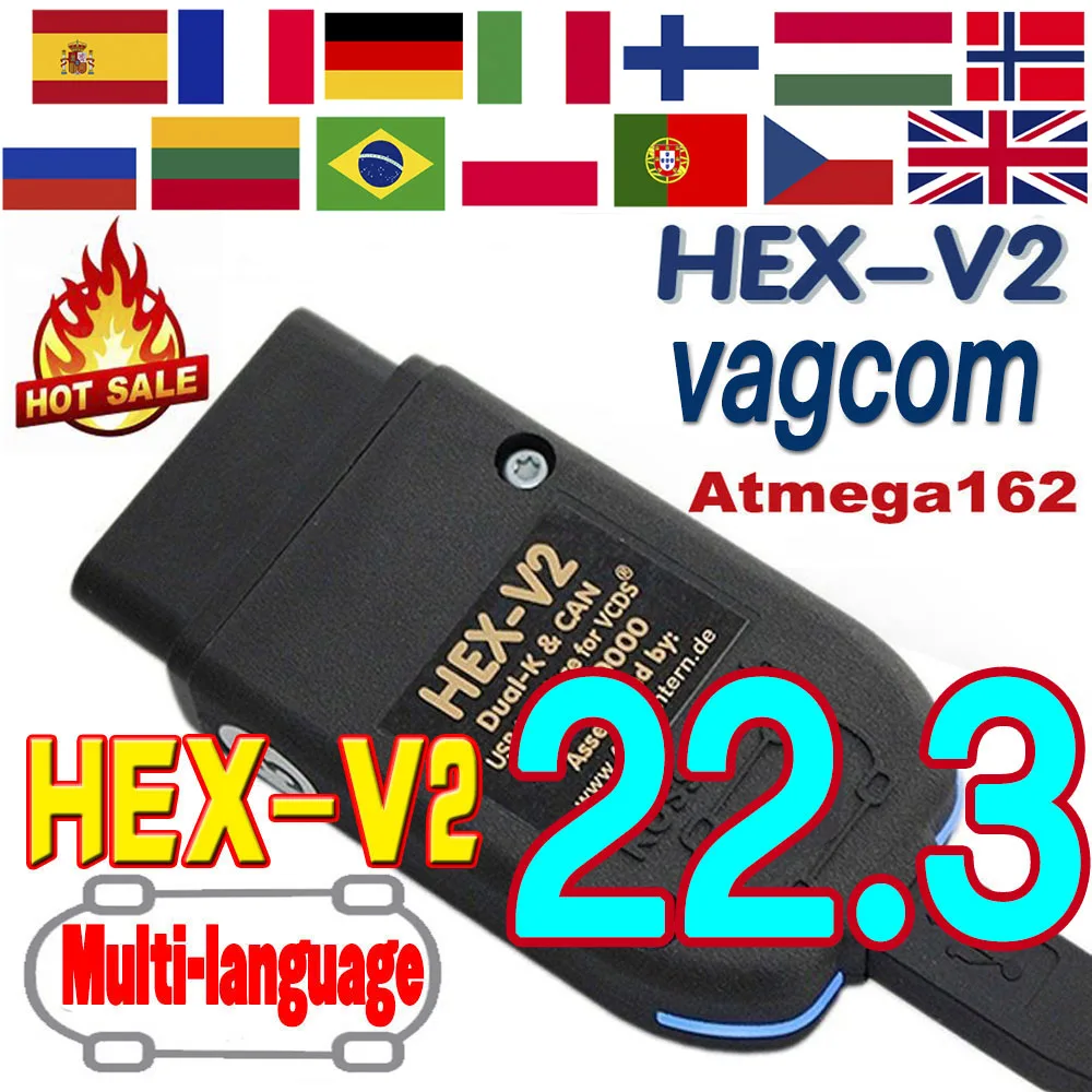 VCDS HEX-V2 V23.11.0 VAG COM 23.11.0 VCDS HEX V2 Intelligent Dual