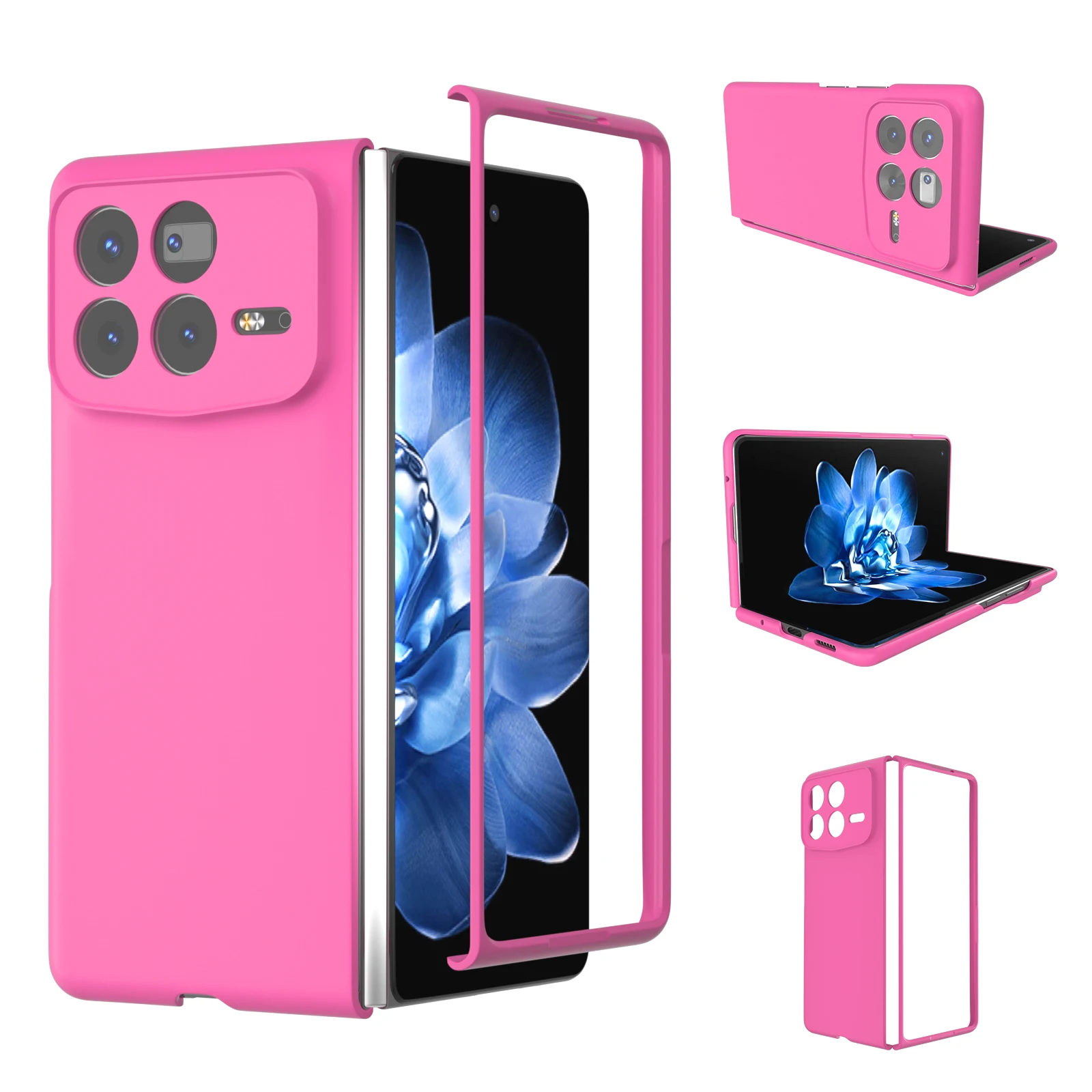 Ultra-Thin Skin Feel Hard Case - Anti-Fouling, Comfortable Grip, Super Slim Folding Protective Cover